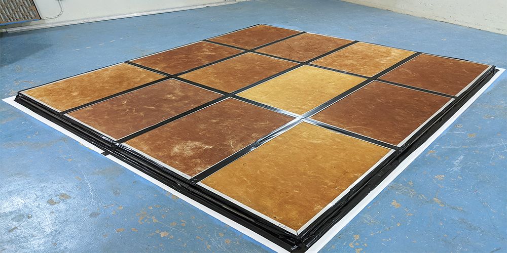 ASTM C423 Control Sample in Type A mounting